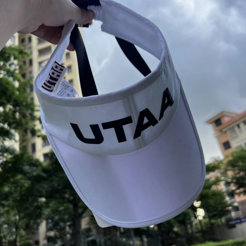 UTAA running women's high-grade UV protection cap burst letter golf topless sunscreen cap