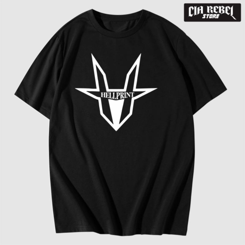 KAOS BAJU MUSIK HELLPRINT EDANKEUN/KAOS MUSIK METAL PUNK HARDCORE HELLPRINT/KAOS HELLPRINT