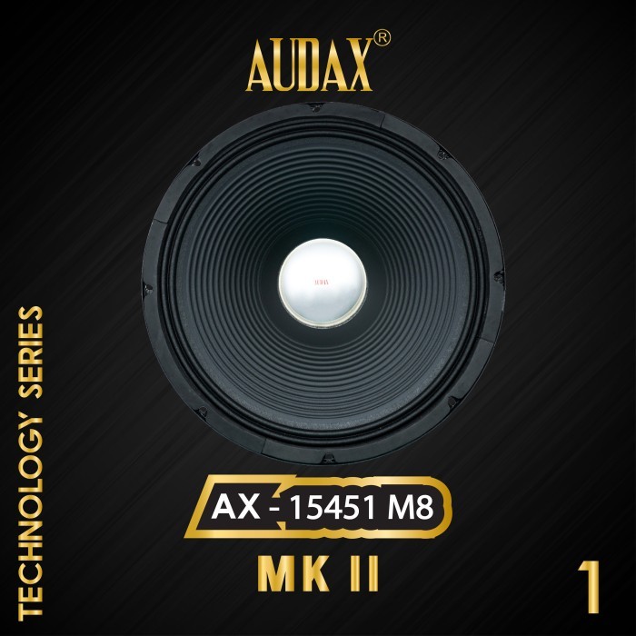 Speaker Pasif 15" Audax AX-15451 M8 Full Range Professional Series