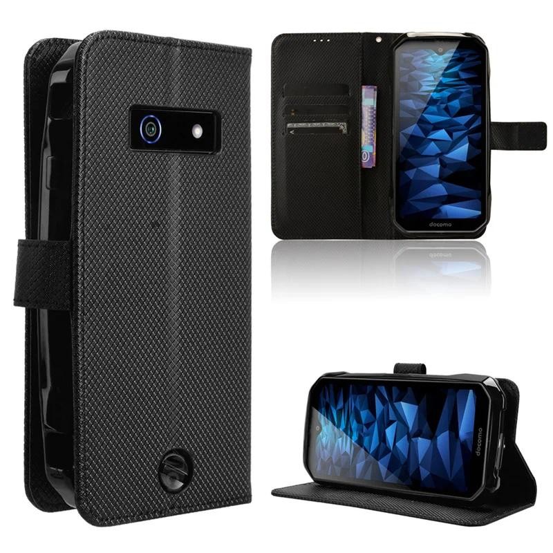 New Phone casing Kyocera DuraForce EX Leather Wallet Cover Card Holder Features Diamond Texture Stra