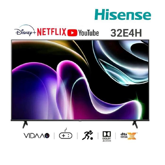 HISENSE 32E4H HD SHMART TV BEZELESS 32 INCH