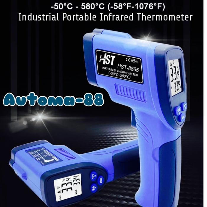 HS2216 Digital Laser Thermometer Gun Industri Portable Temperature meter 580C NEW....