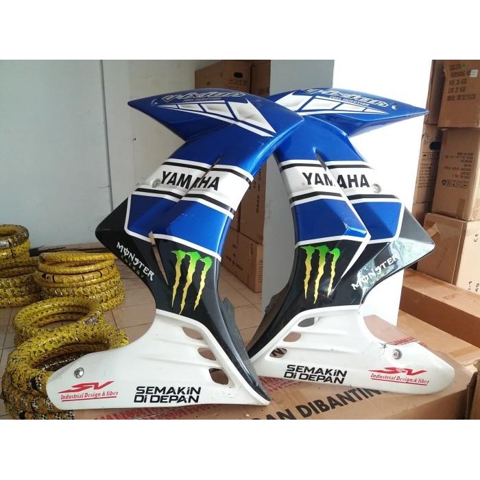 Half Fairing / Sayap Depan Variasi Vixion New Fiber Glass