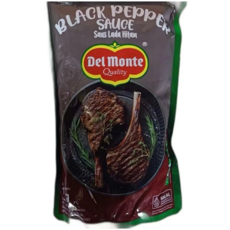 

Delmonte BPP Black Pepper Sauce 1000 gr 1 Dus Karton isi 10 pcs x 1 Kg dan 250 gr x 24 pcs / Blackpepper Lada Hitam Del Monte Dusan