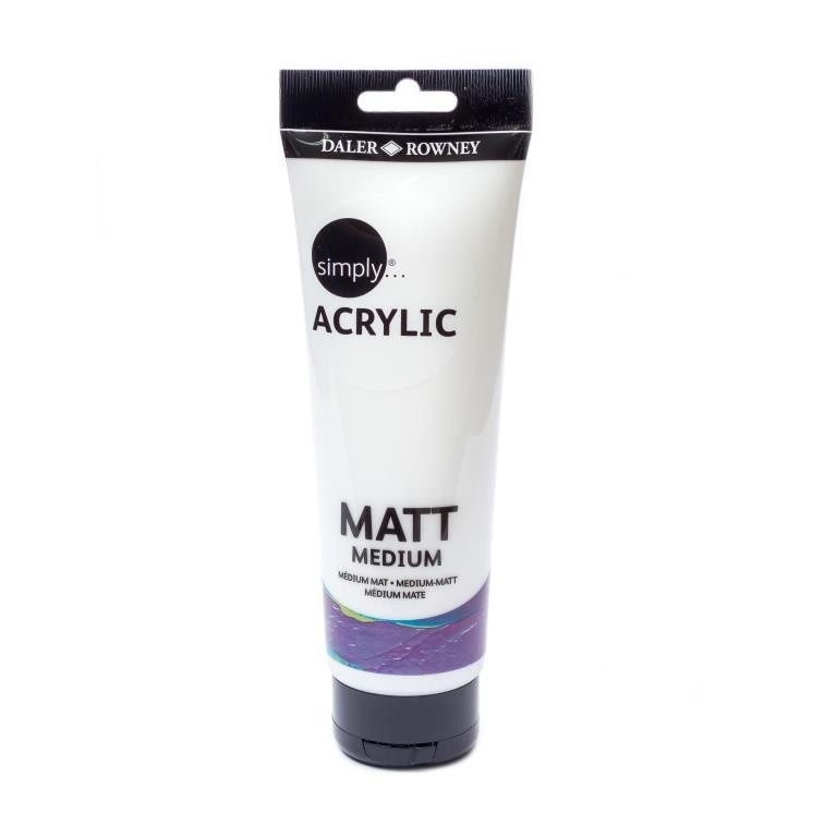 

Daler Rowney Simply Medium 250ml Matt - Campuran Untuk Cat Akrilik Tidak Mengkilap / DoffCO