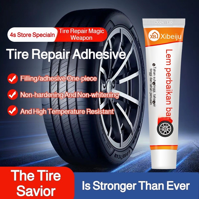 

❤️Beli 1 gratis 1❤️Lem perbaikan ban Tahan air dan suhu tinggi Perbaikan cepat Cocok untuk semua jenis ban Perekat kuat untuk retakan ban