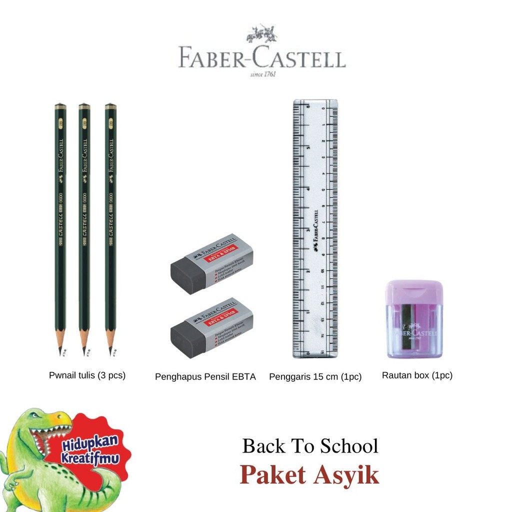 

Faber-Castell Paket Alat Tulis Lengkap – Siap Tulis, Siap Sekolah!