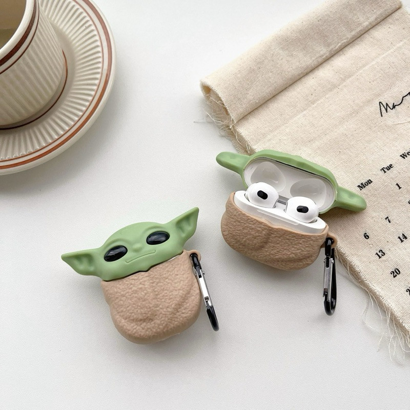 Airpods Case Baby Yoda / Airpods 3 Case Yoda / Airpods Pro 2 Case Yoda Silicone / Airpods Pro Case S