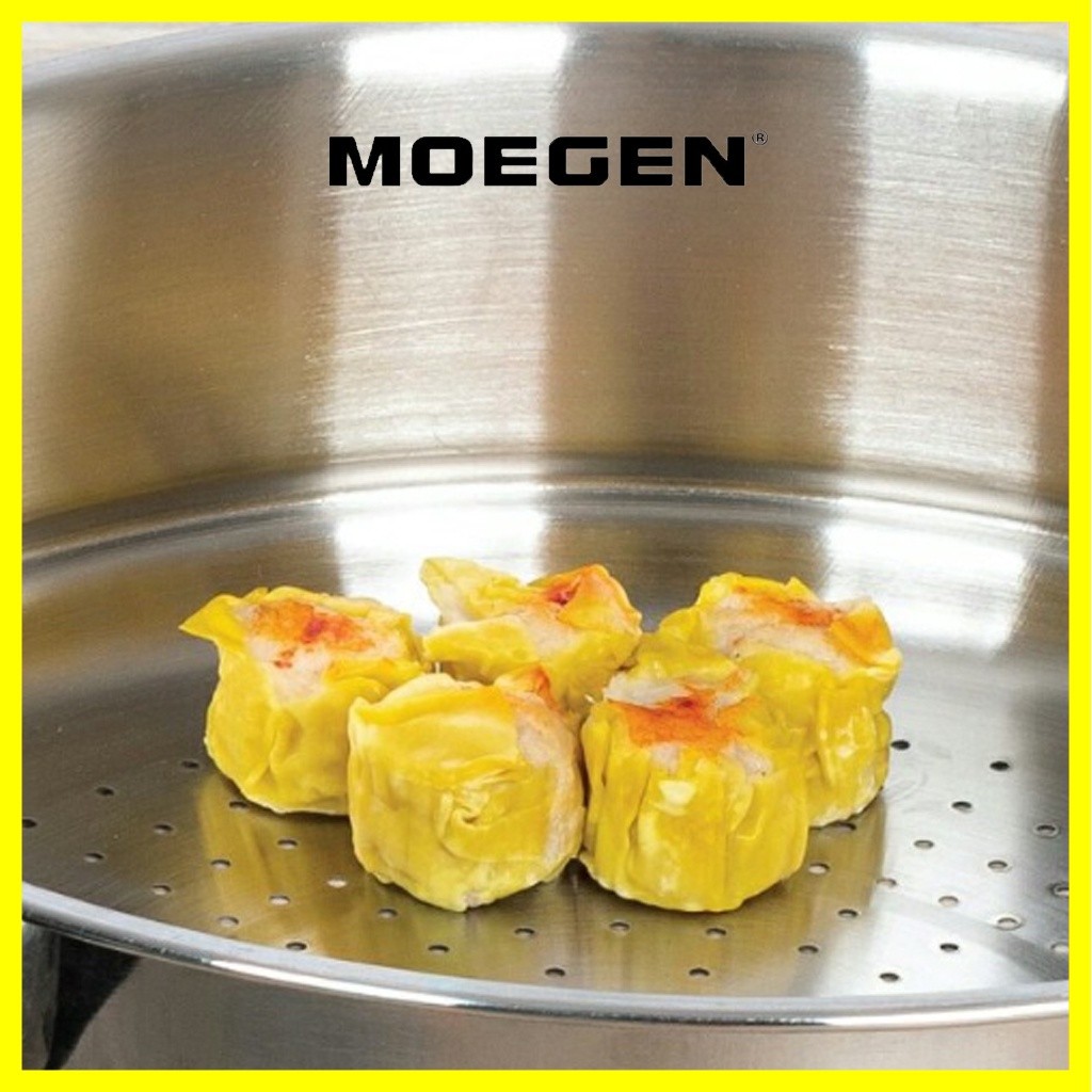 JAMIN MURAH MOEGEN GERMANY Steamer Stainless Steel Kukusan / Dandang Untuk Wok Pan 30 cm(BISA LANGSU