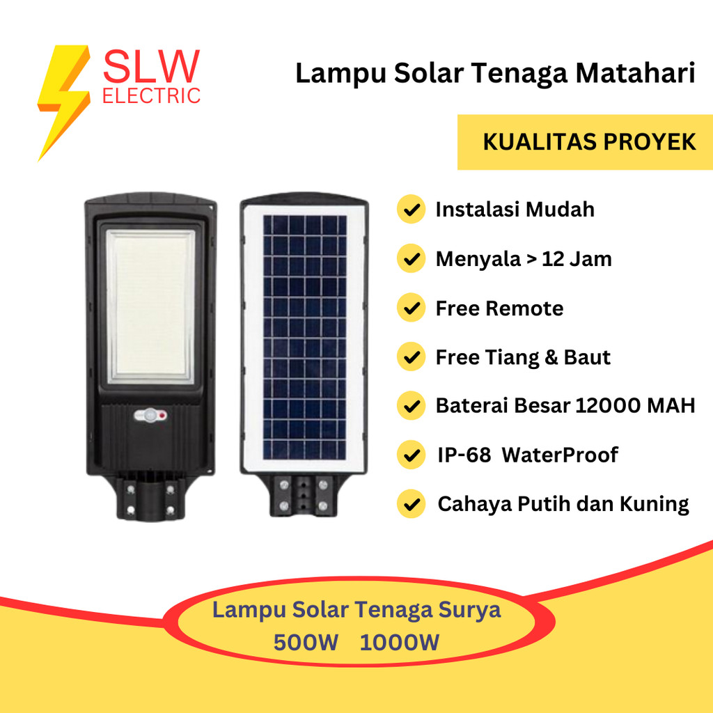 Lampu Solar PJU Jalan Lampu Tenaga Surya Lampu Matahari Lampu PJU