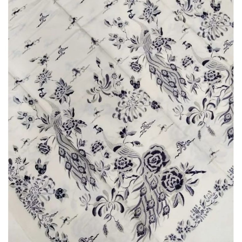 KAIN BATIK LAWEYAN SOLO MERAK HITAM