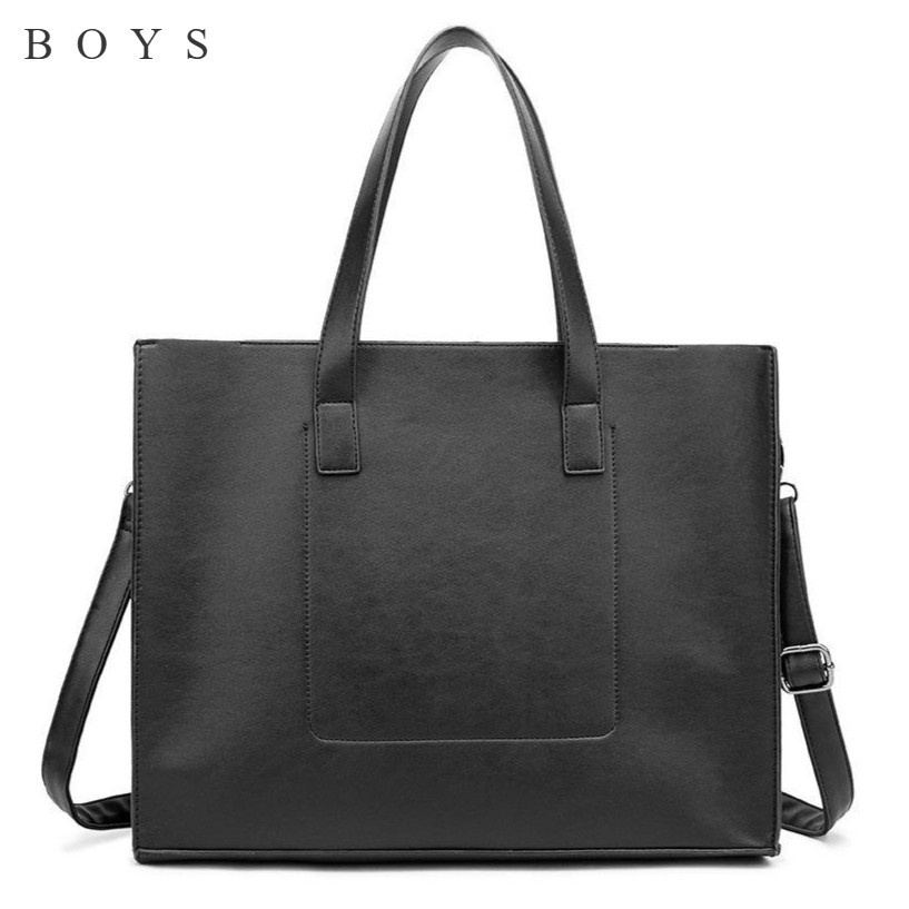 Tote bag Tas Selempang Kulit Tas Kulit Pria Tas Kerja Pria VOSCA BLACK