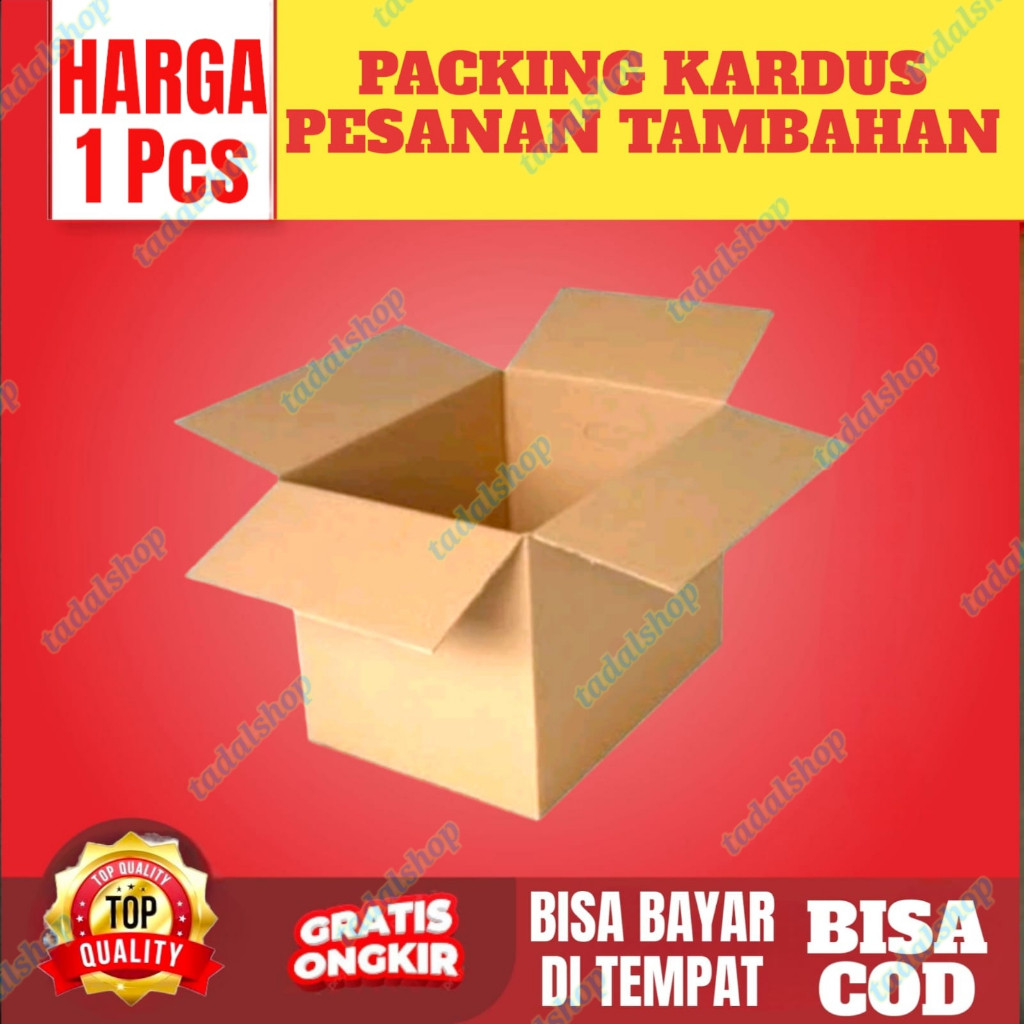 

tambah packing dus packing dus ( buat tambahan packing )