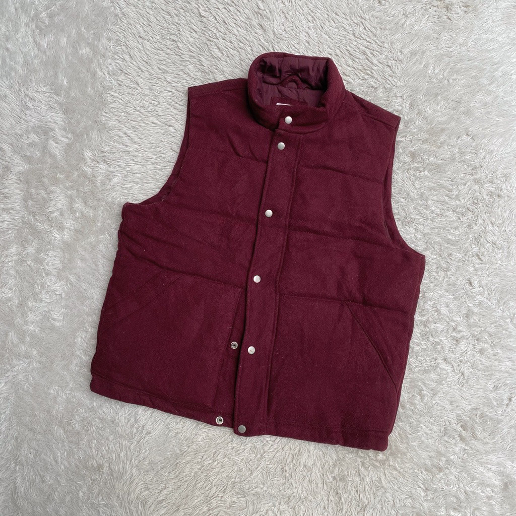 Old Navy Wool Puffer Padded Vest Rompi Casual