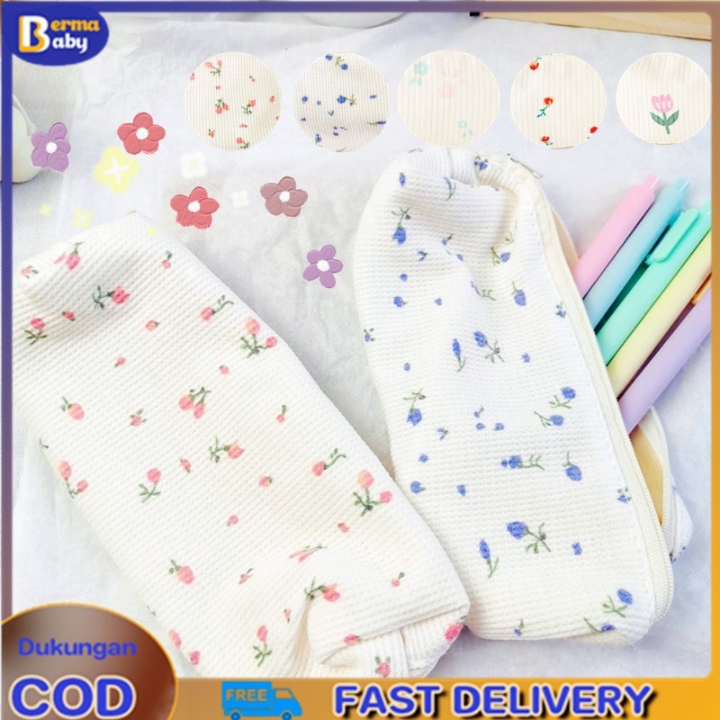 

Kotak Pensil Bunga Vintage / Kotak Pensil Simple / Tempat Pensil Motif Bunga Kanvas Kapasitas Besar