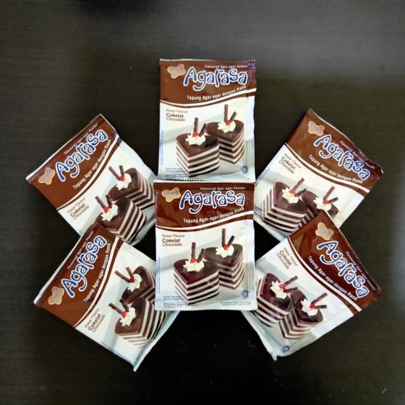 

Unicorn - AGARASA RASA COKLAT COKELAT NUTRIJELL 22GR - 1 SACHET