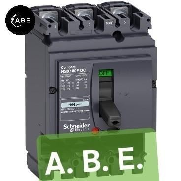 BREAKER MCCB SCHNEIDER NSX160F DC 3P 36ka 125A NSX160F33DC125