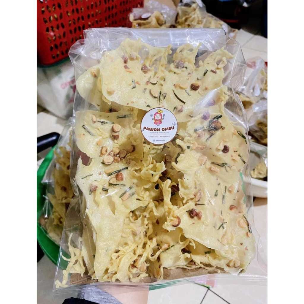 

REMPEYEK KACANG BY PAWON OMBU - SEMUA VARIAN EKSTRA DAUN JERUK UK. 100 GR | Peyek Kacang - Peyek Eb/Udang Rebon - Peyek Teri - Peyek Daun Jerukn