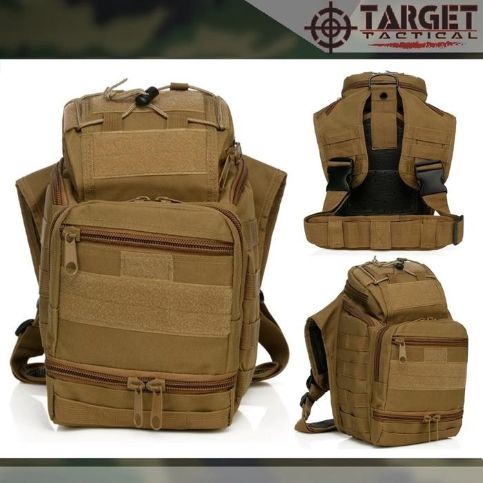 Tas Selempang Tactical 803 Silver Knight USA Import ORIGINAL - Krem