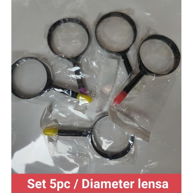 

Set 5Pc Mainan Kaca Pembesar Dengan Pen