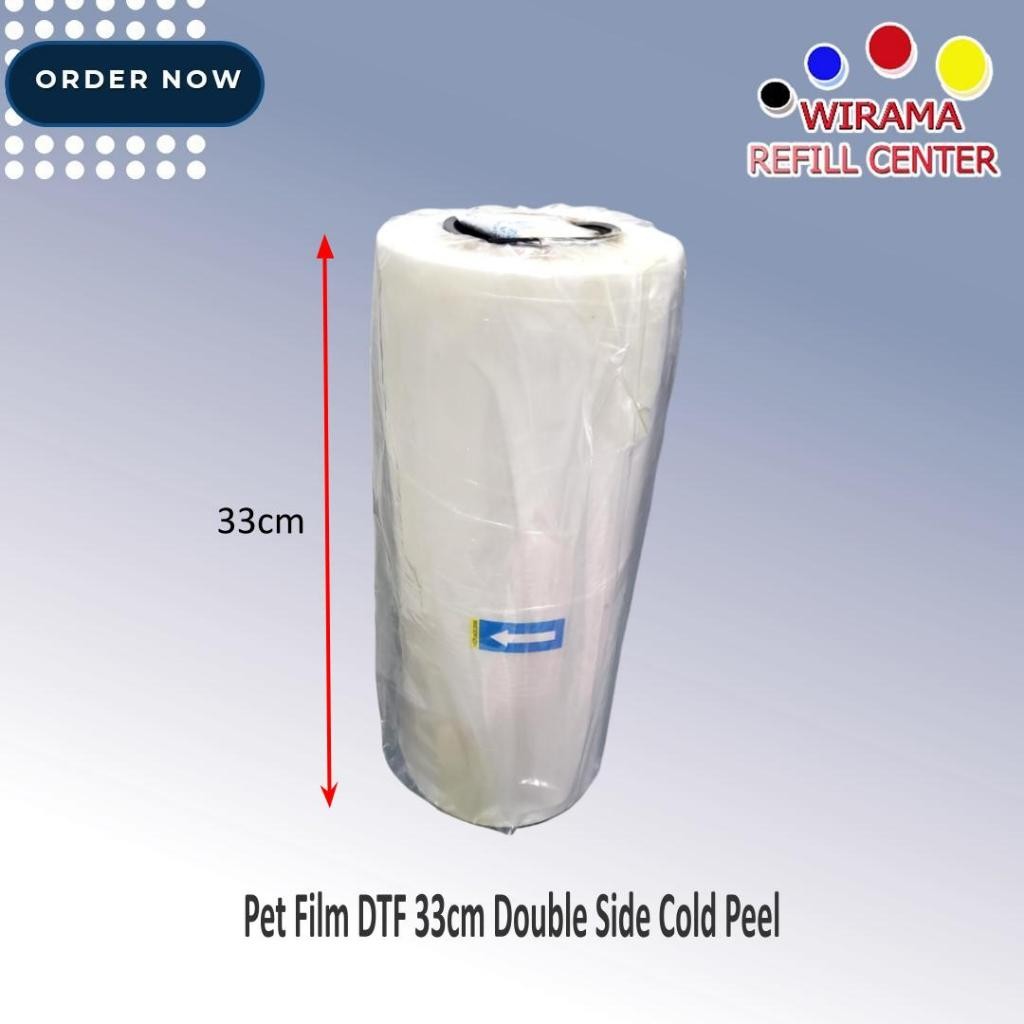 Pet Film DTF 33cm Double Side Cold Peel