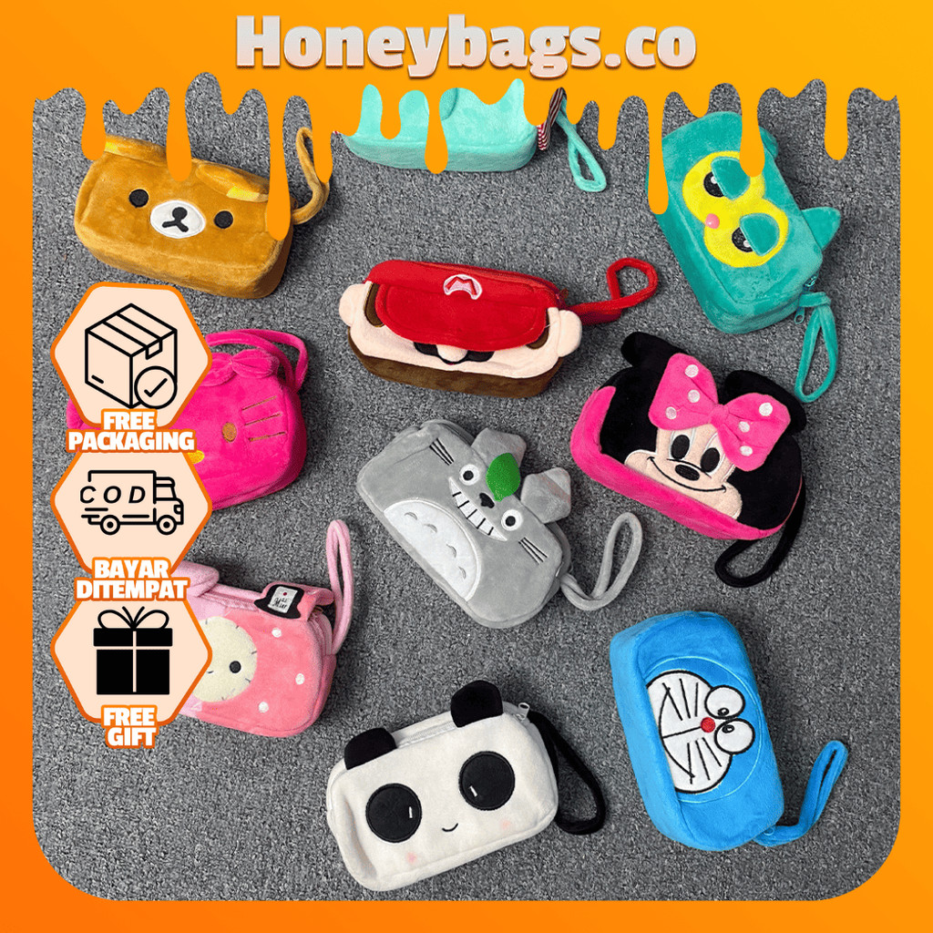 

Honeybags Dompet Hp Tepak Pensil Karakter Kartun - Sarung HP Kartun 2 Res Wanita Anak Kode 2004