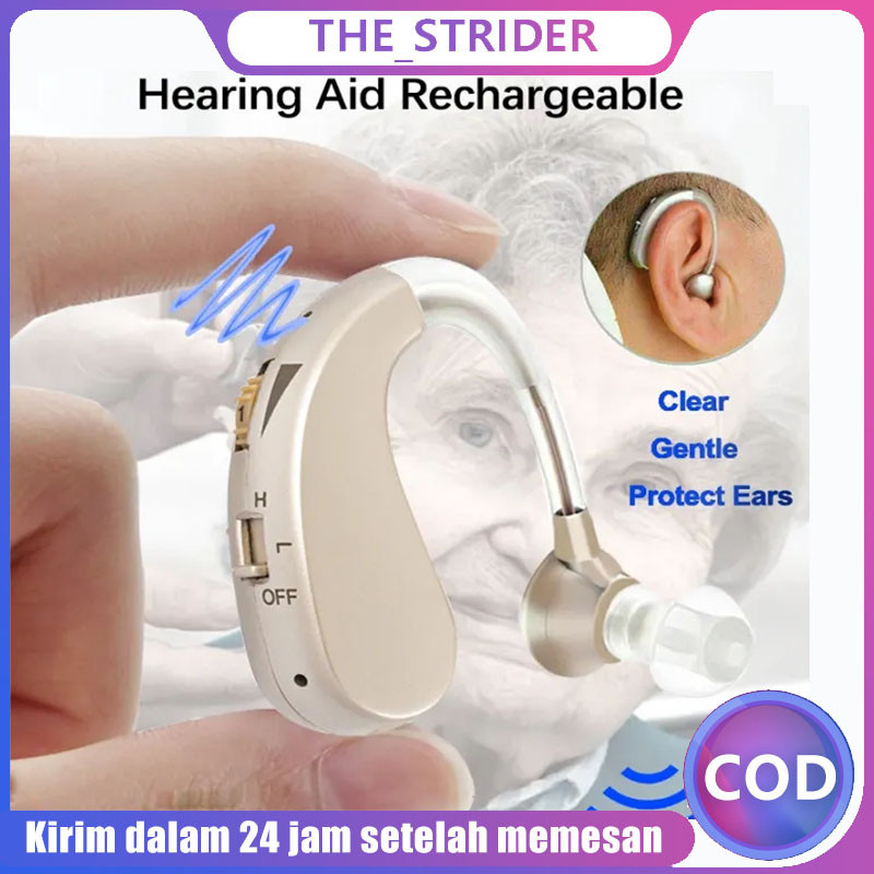 Rechargergeable Alat Pendengaran Telinga Alat Bantu Dengar Mini Digital