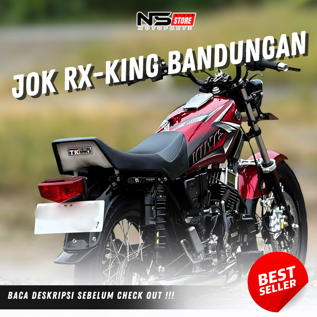 JOK RX KING PERAHU KULIT POLOS MAJESTA LANCIP PREMIUM TERBAIK COAK ( PAPAS PAHA )