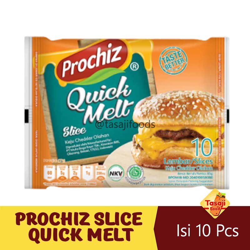 

ProChiz Keju Quick Melt Slice 10 Slice Grosir