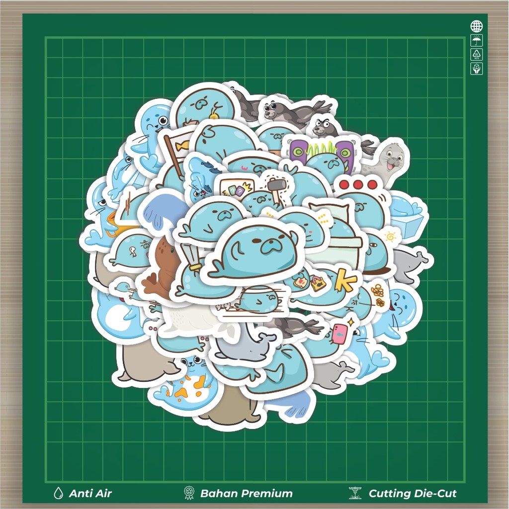

HOT 50 PCS STIKER Sticker Singa Laut Stiker Fashion Cars Decal Dingin Kartu Album Custom Vinyl Anti Air- Sticker Aesthetic Buku Journal Koper Casing HP Tablet Laptop Helm Motor Botol Minum
