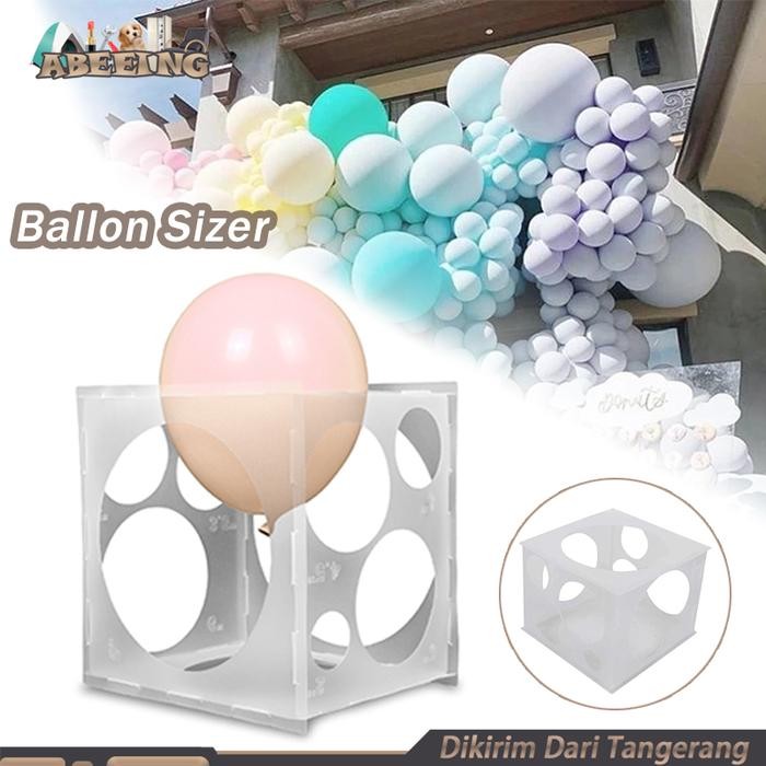 11 Lubang Pengukur Balon Ulang Tahun Balon Sizer Balloon Sizer