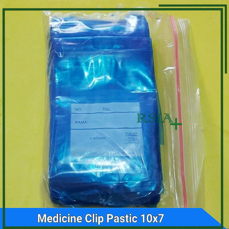 Plastik Klip 13 x 8,7 Klip Plastik Obat Plastik Obat RSIA