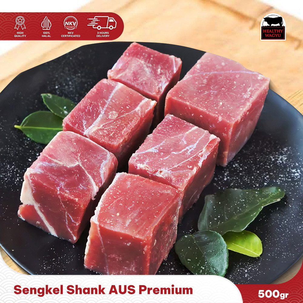

Daging Sapi Sengkel Shank Import Australia Semur Rawon Sop 500gr HealthyWagyu