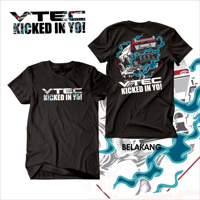 Kaos Mesin Honda Type R  K20 Honda K20 Kaos Kaos Mobil Kaos Otomotif