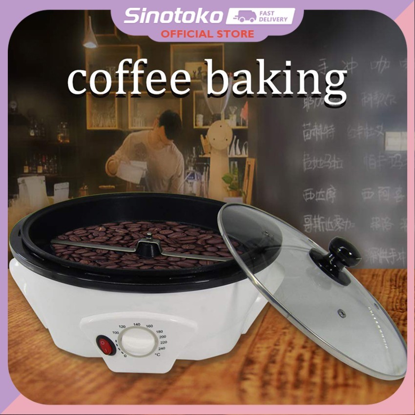 800G Listrik Espresso Mesin pemanggang biji kopi Coffee Bean Roasting Machine Maker Alat Murah Otoma