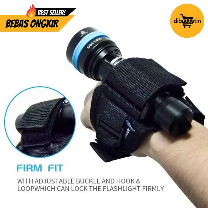 XTAR Pegangan Senter Selam Wrist Strap Diving Flashlight Adjustable