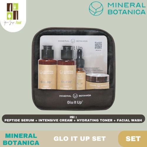 MINERAL BOTANICA / Glo It Up Series / Glowing / Set / Intensive Cream / Facial Wash / Hydrating Tone