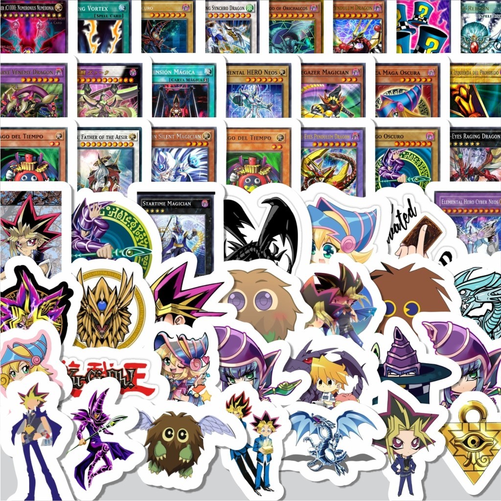 

Stiker Cutting Pack Stiker Anime Manga Yu-Gi-Oh! Isi 100Pcs Series Aesthetic Lucu Keren Untuk Koper Bahan Vynil