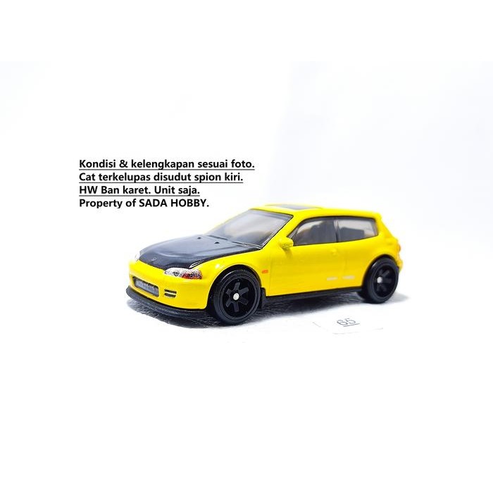 IP3... Hotwheels Hot Wheels Premium Fast and Furious Honda Civic EG Loose 2ND