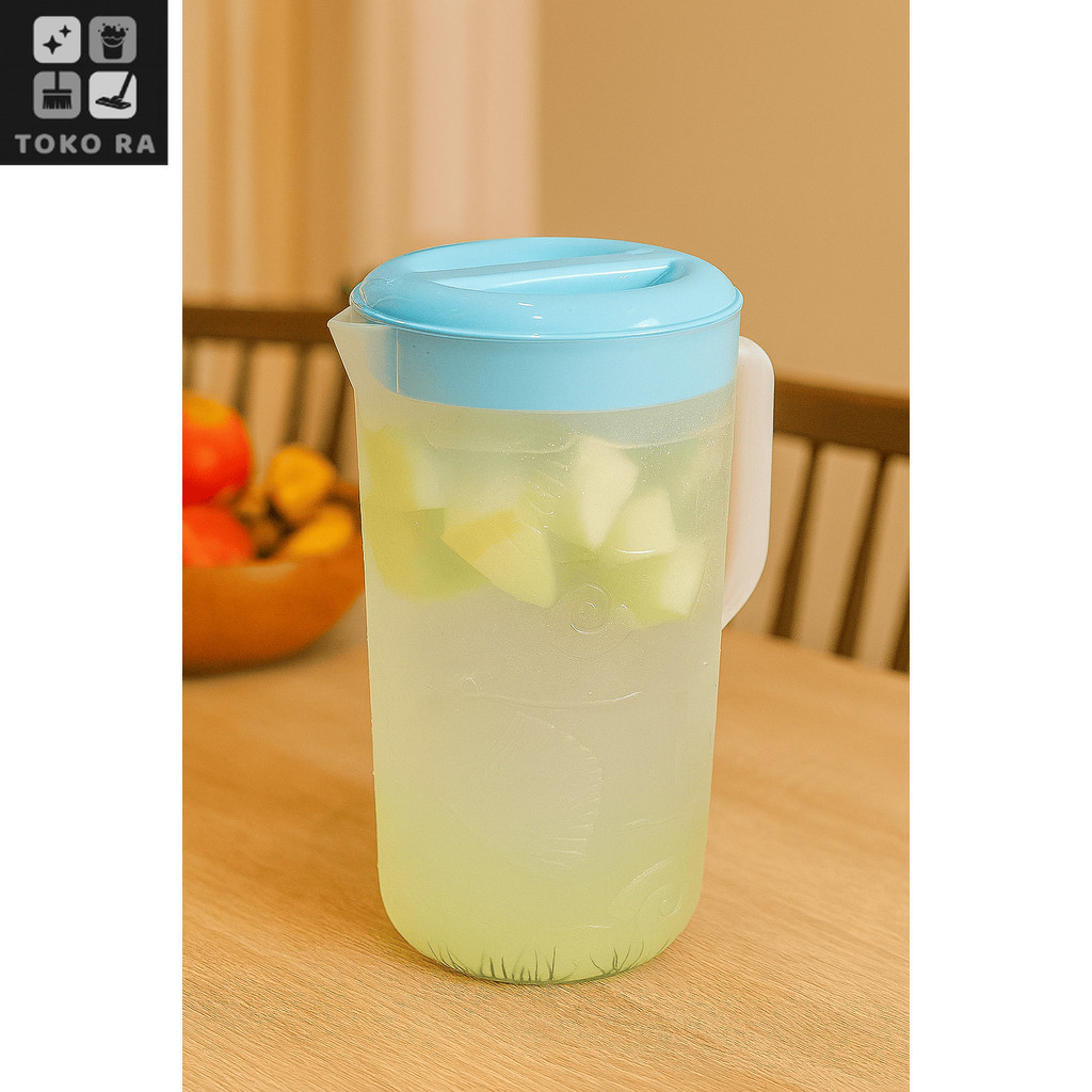 

RA Teko Air Minum Bahan Plastik Tahan Panas Kapasitas 2,5 Liter Varian Warna Pink Biru Orange Hijau Ungu