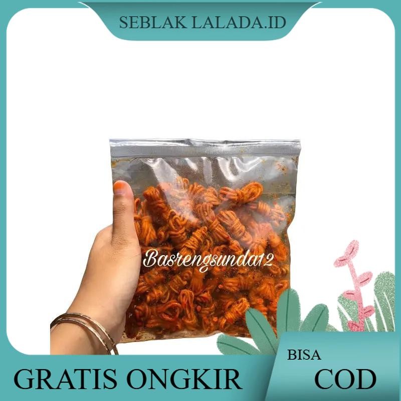 

Mie Gulung pedas daun jeruk isi 250gram Cemilan Instan Food Snacks