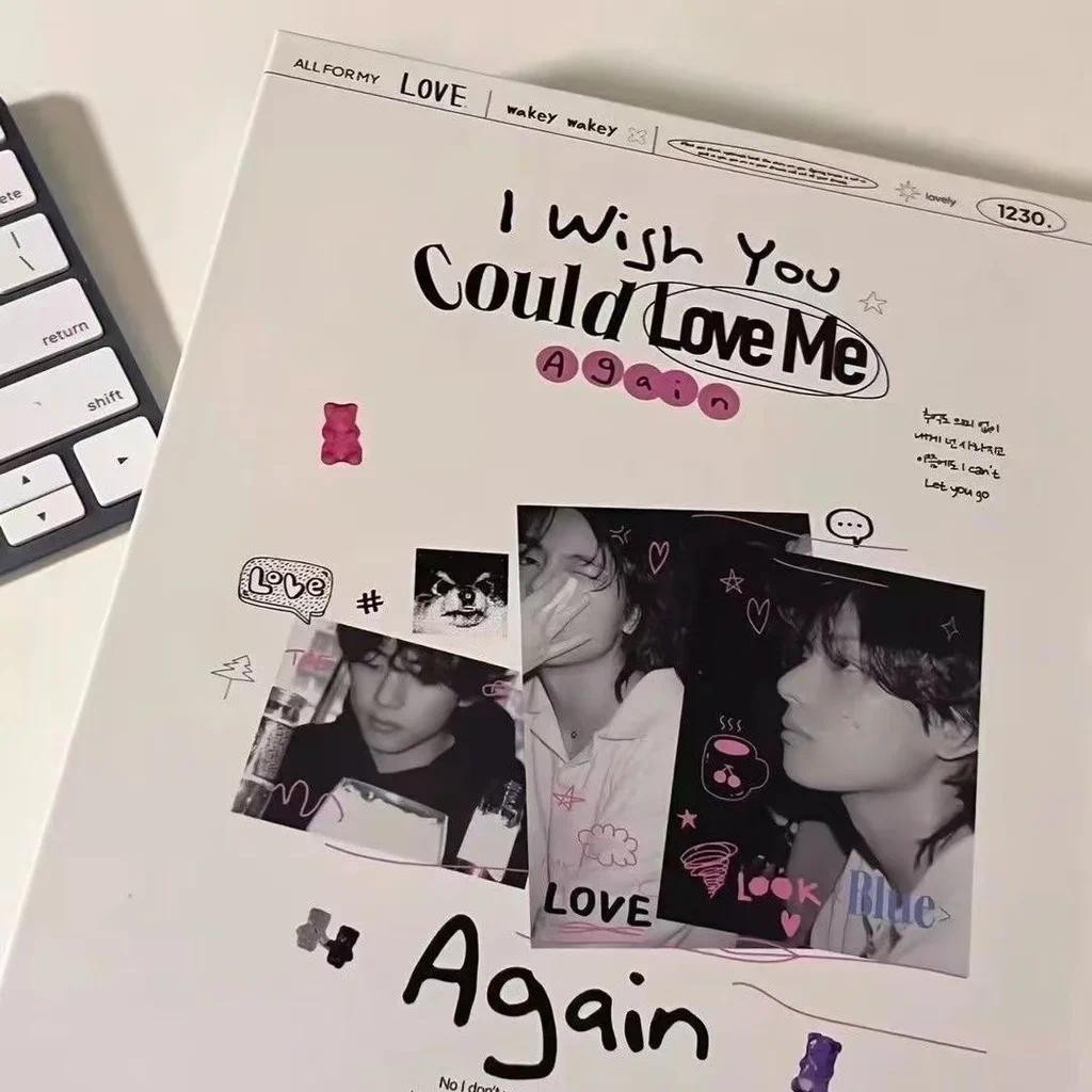 

Kpop Idol V Kim Tae Hyung Photo Binder Photo Album 10 Pockets Idol Fan Photocard Mini Album Storage Collect