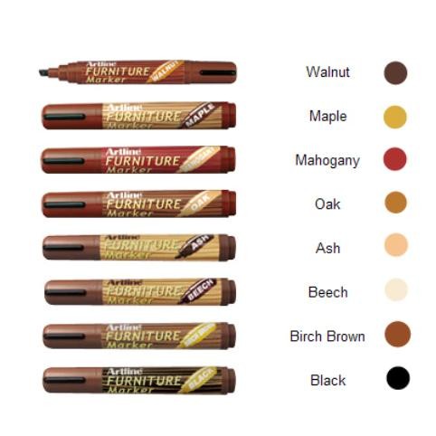 

spidol furniture artline EK-95-Permanent wood maker ash-warna coklat - birch brown