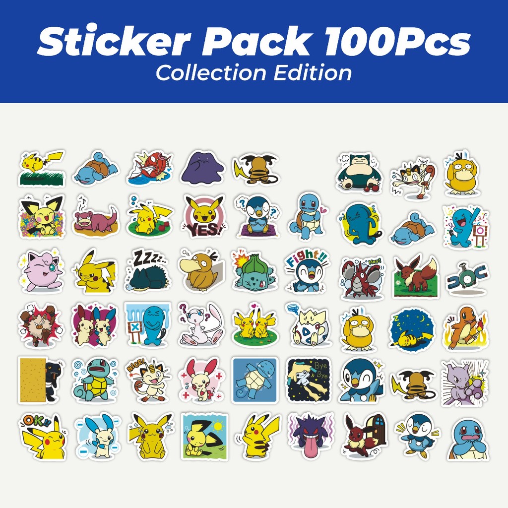 

Hot Stiker Kartun Classical Pokémon Lucu Anti Air Stikers Berperekat Waterproof Sticker Decal Buat Motor Helm Buku Journal Koper Casing HP Laptop Botol Minum