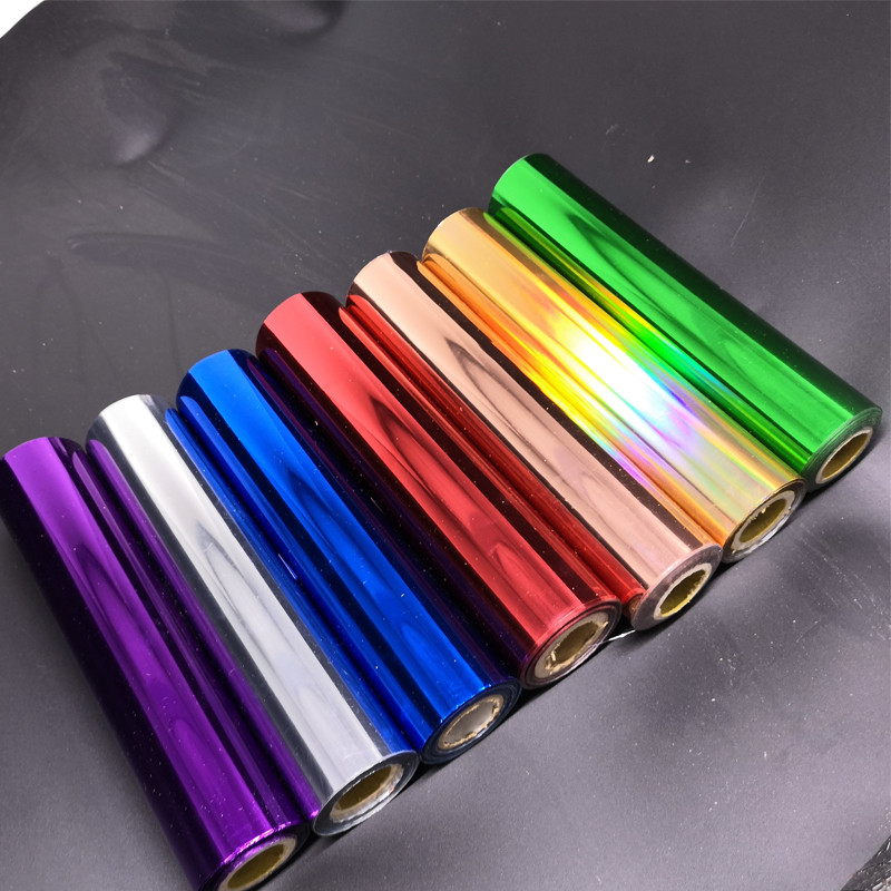 

80M/Roll Gold Silver Hot Stamping Foil Paper Rolls for Laminator Laminating Heat Transfer on Laser Printer Diy Card Craft Paper