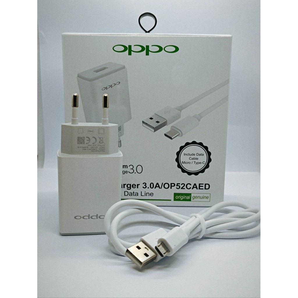 CHARGER CASAN OPPO F5 F3 F7 Charging Travel Charger OPPO F9 F9 PRO ORI
