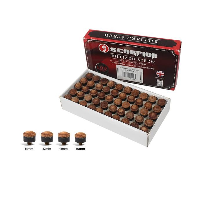 Screw Billiard Scorpion A3-01 | Screw Stik Billiard Ball - 10 MM