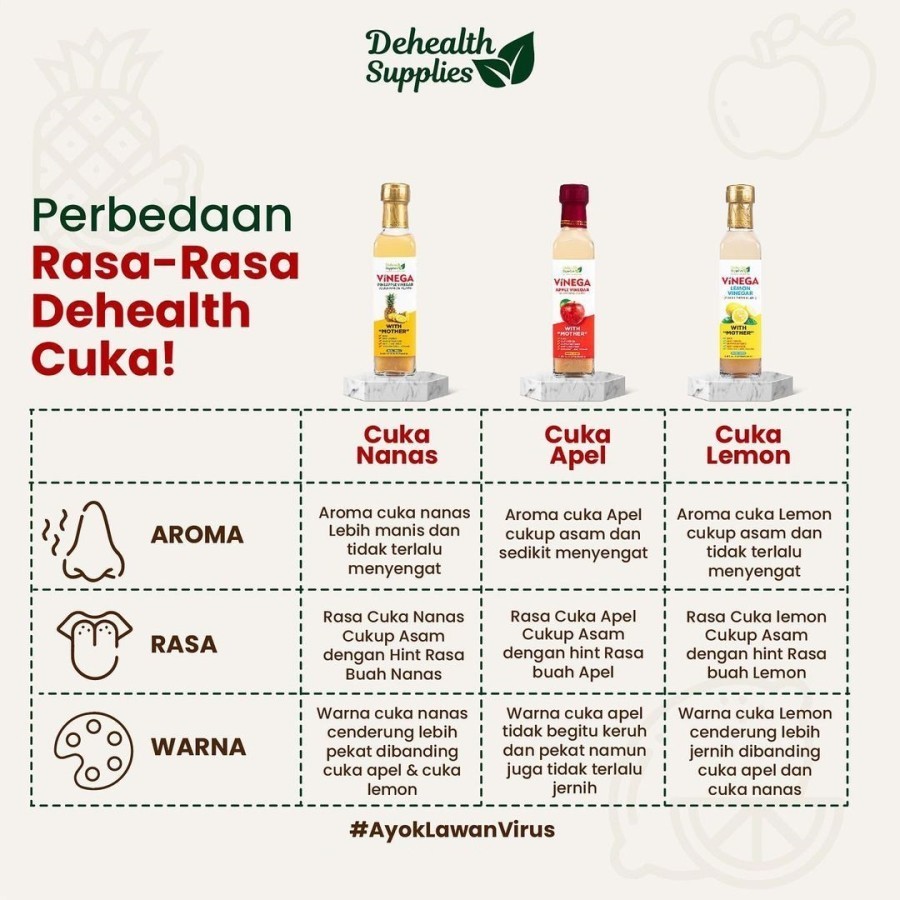 

JAMIN MURAH !!!Finega DeHealth Apple Vinegar/ Cuka Apel Alami - Botol Plastik 500 ml(BISA LANGSUNG ORDER)