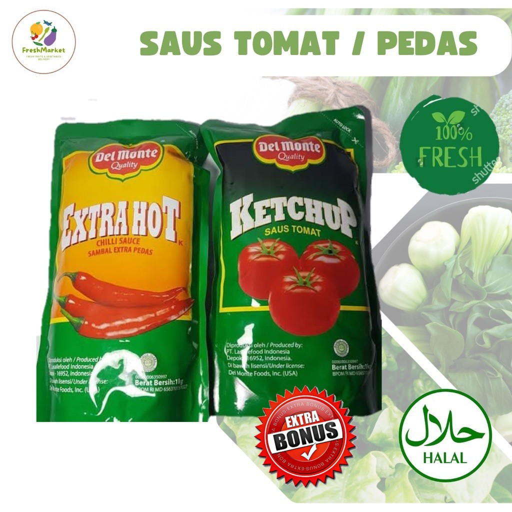 

Delmonte Saos Saus Tomat Pedas 1 Kg Sayurinstant