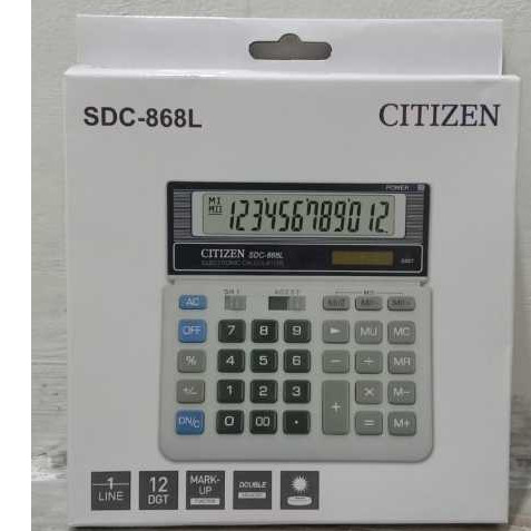 

New kalkulator citizen SDC 868L ori calkulatorPremium